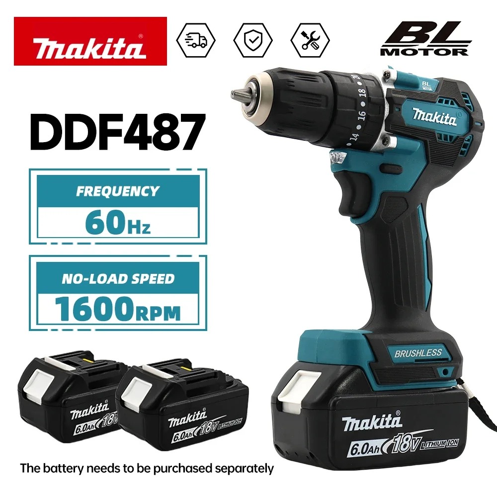 Makita Drill Ddf484 - 마키타 DDF487 18V 브러시리스 무선 해머