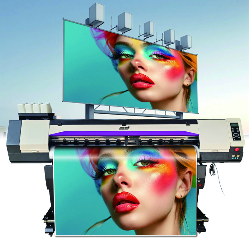 Commercial Wallpaper Printing - 산토스 1.6M 에코 솔벤트 프린터 간판