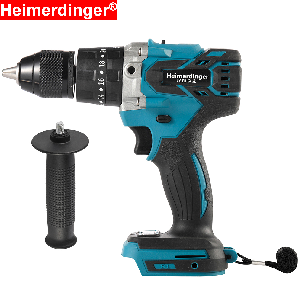 Makita Drill Ddf484 - 브러시리스 무선 드릴, 마키타 배터리용 120Nm
