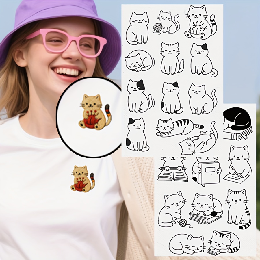 Embroidery Stabilizer Backing - 2개입 수용성 자수 안정제 세트, A4