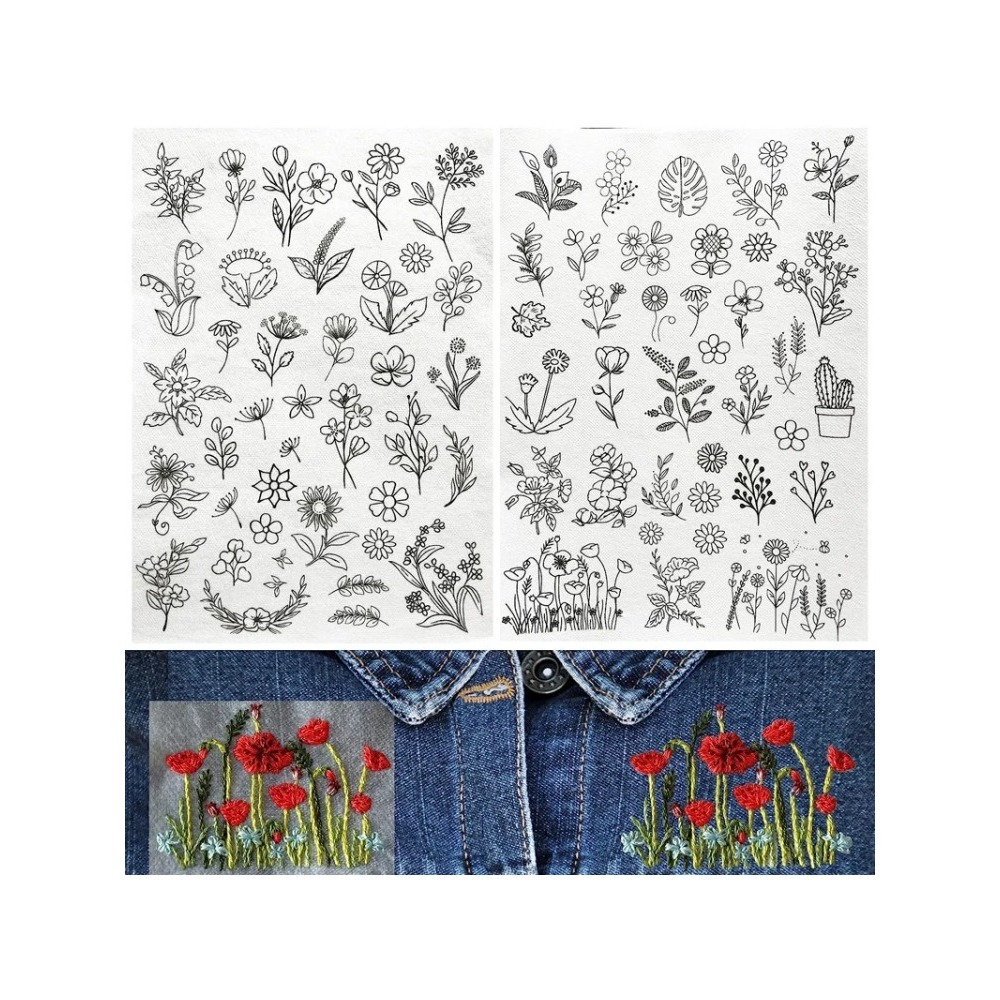 A4 사이즈 맞춤 인쇄 가능 수용성 접착 안정제 스티커 - Embroidery Stabilizer Backing 리뷰 및 가격