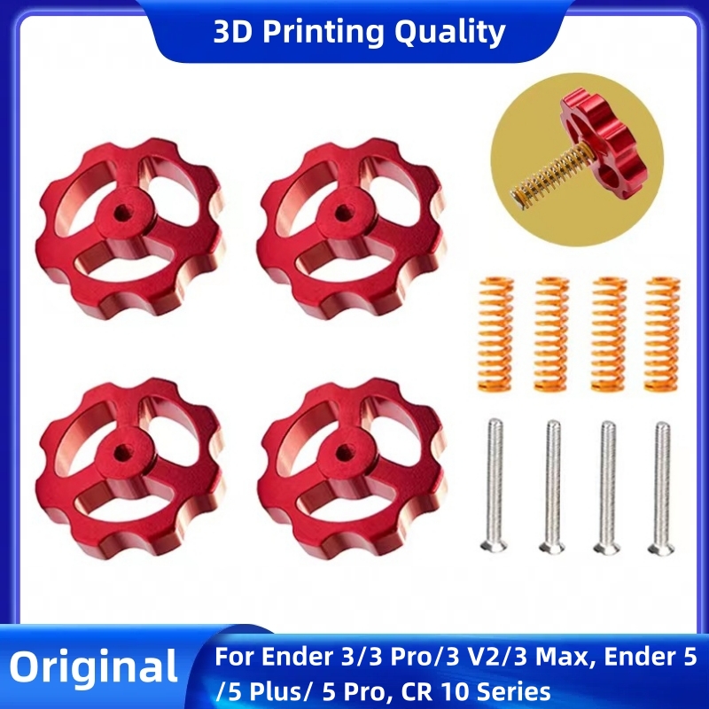 크리얼리티 메탈 레벨링 너트, 핸드 트위스트 너트 세트 - Creality Printer Ender 3 리뷰 및 가격