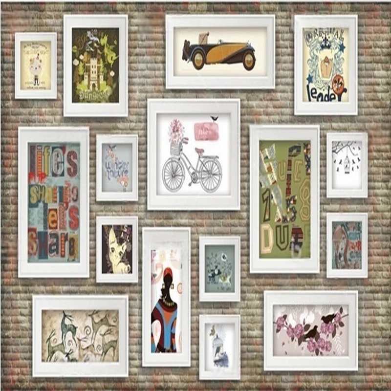 향수를 불러일으키는 장식 그림 사진 벽 식당 바 상업용 - Commercial Wallpaper Printing 리뷰 및 가격