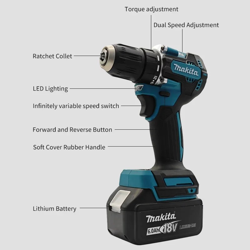 마키타 100% 정품 DDF487 무선 전동 드라이버1 - Makita Drill Ddf484 리뷰 및 가격